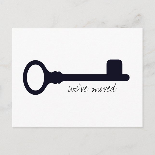 Customizable Modern Moving Announcement (Front)