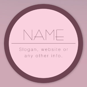 Customizable Modern Text w/Border