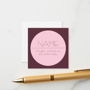 Customizable Modern Text w/Border Enclosure Card