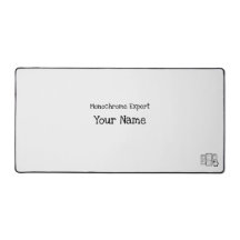 Customizable Monochrome Expert Desk Mat