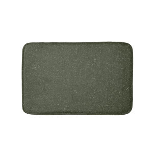 Customizable Moss Green Noise Bath Mat