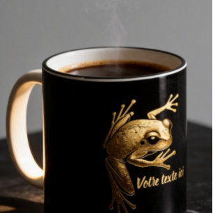 Customizable Mug Golden Frog and Interior
