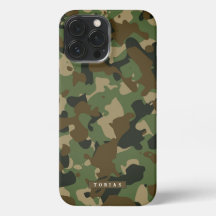 Customizable Name Camouflage Military Kaki Brown