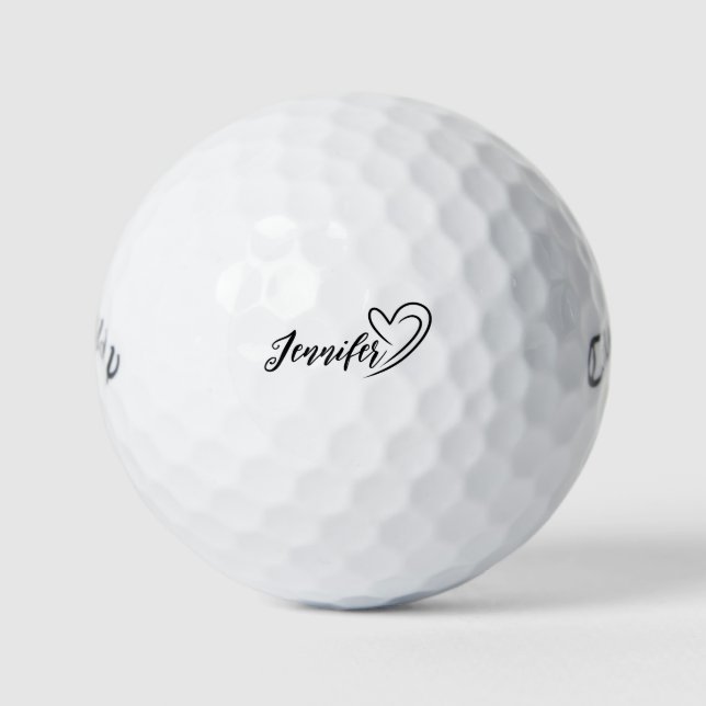 Customizable Name Mother's Day, Birthday Gift  Golf Balls (Front)