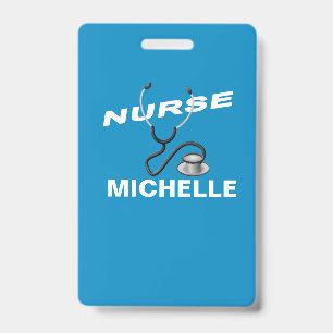 Customizable Name Nurse ID Badge