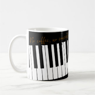 Customizable No Coffee No Concerto Mug