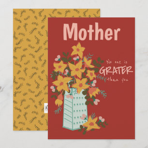 Customizable 'No one is Grater' - Greeting Card
