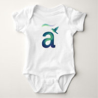 Customizable Northern Lights Letter A Aurora Bird