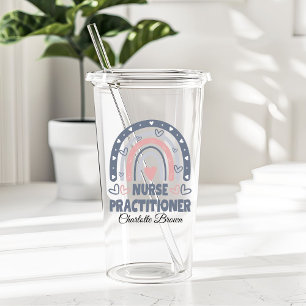 Customizable NP Nurse Practitioner Graduation Gift Acrylic Tumbler
