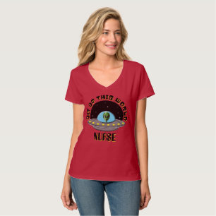 Customizable Out Of This World Alien UFO Space T-Shirt