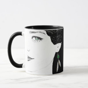 Customizable personalized boho goth classy witch mug