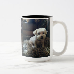 CUSTOMIZABLE PET PHOTO MUG WITH MALTESE PRINTS