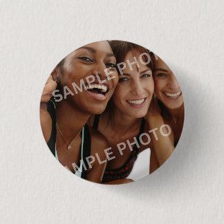 Customizable Photo 3 Cm Round Badge