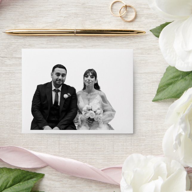 Customizable photo envelope (Wedding)