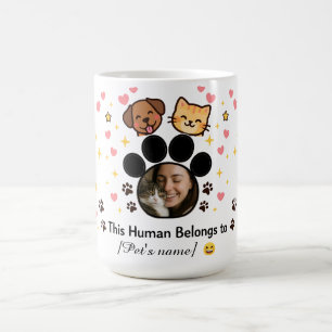 Customizable Photo & Name Pet Lover Mug