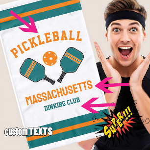 Customizable pickleball hand towel