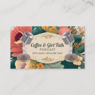 Customizable Podcast business cards