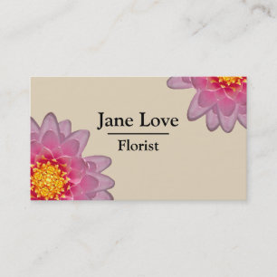 Customizable Professional Florist Business Cards