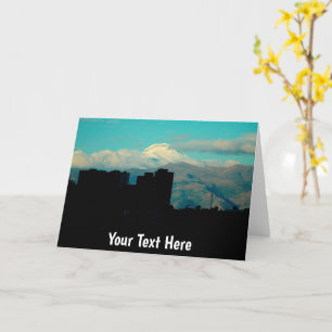 Customizable Quito volcano Card