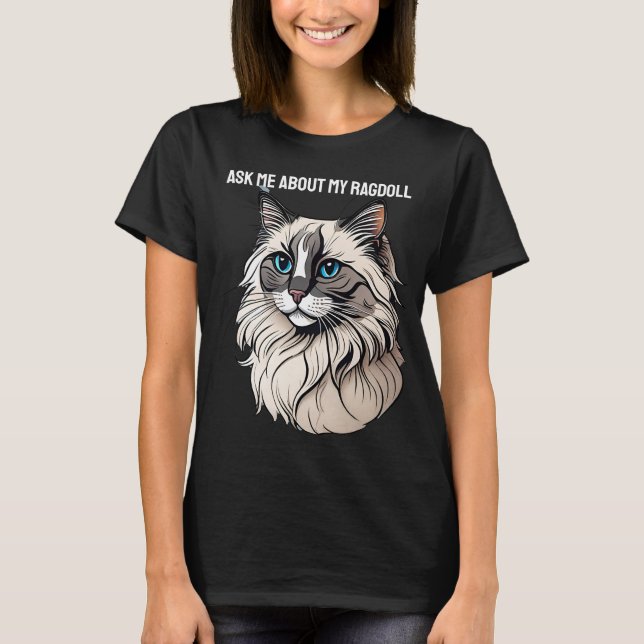 Customizable Ragdoll T-Shirt (Front)