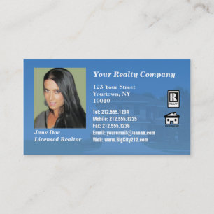 CUSTOMIZABLE Realtor BC Business Card