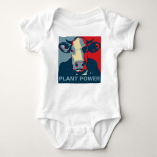 Customizable Red White Blue Pop Art Cow Jumper Baby Bodysuit