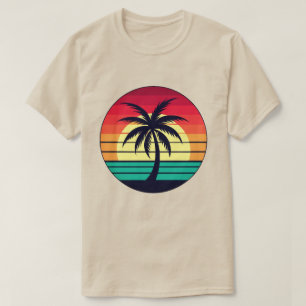 Customizable retro tropical image T-Shirt