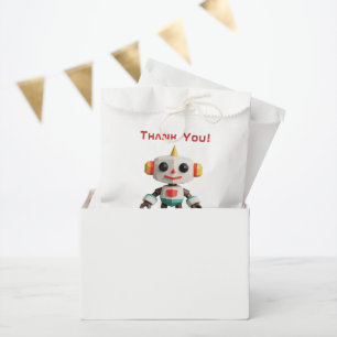 Customizable Robot Kids Favour Bags