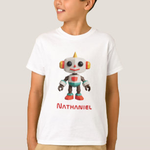 Customizable Robot Kids T-Shirt