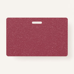 Customizable Rose Gold Glitter Badge ID Badge
