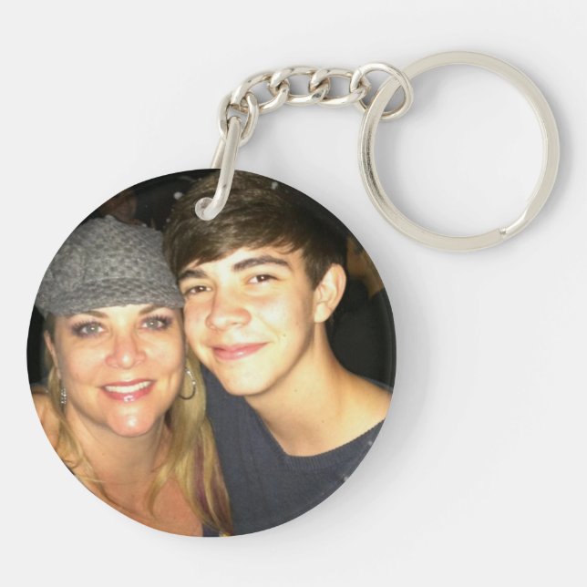 CUSTOMIZABLE Round Keychain (Back)