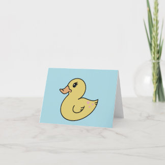 Customizable Rubber Duckie Holiday Card