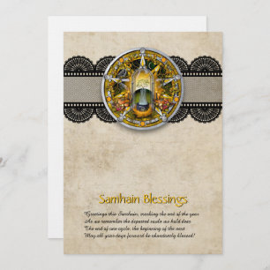 Customizable Samhain Greeting Card