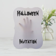 Customizable Scary Halloween invitation