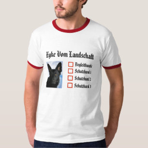 CUSTOMIZABLE SchH Report Card T-Shirt