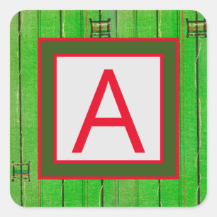 CUSTOMIZABLE STICKER MONOGRAM ENVELOPE SEAL