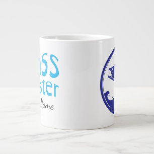 Customizable (SVG Controled Illustrations) NAME Large Coffee Mug