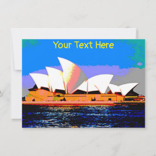 Customizable Sydney Opera House Card