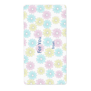 Customizable Text Floral Pastel