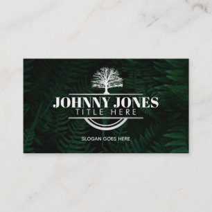 Customizable Tree Business Cards