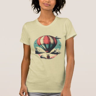 Customizable Vintage Hot Air Balloon Tote Bag  T-Shirt