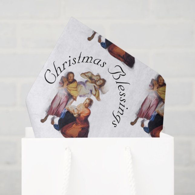 Customizable Vintage Nativity Tissue Paper (Creator Uploaded)