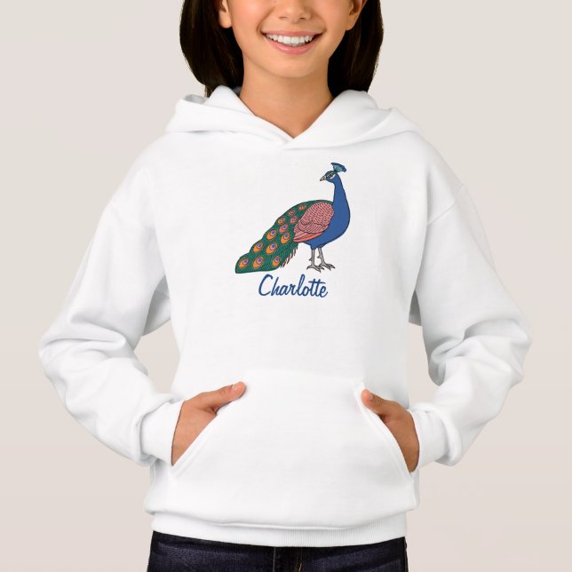 customizable Vivid Humble Peacock  (Front)