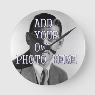 CUSTOMIZABLE WALL CLOCK - ADD YOUR OWN IMAGES