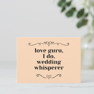 Customizable Wedding Event Planner Business Card