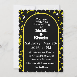 Customizable Wedding Invitation Elegant