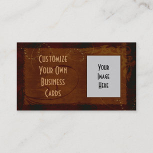 CUSTOMIZABLE Western Style Business Cards