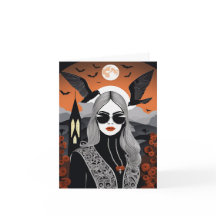 Customizable Witchy Vibes Folding Card
