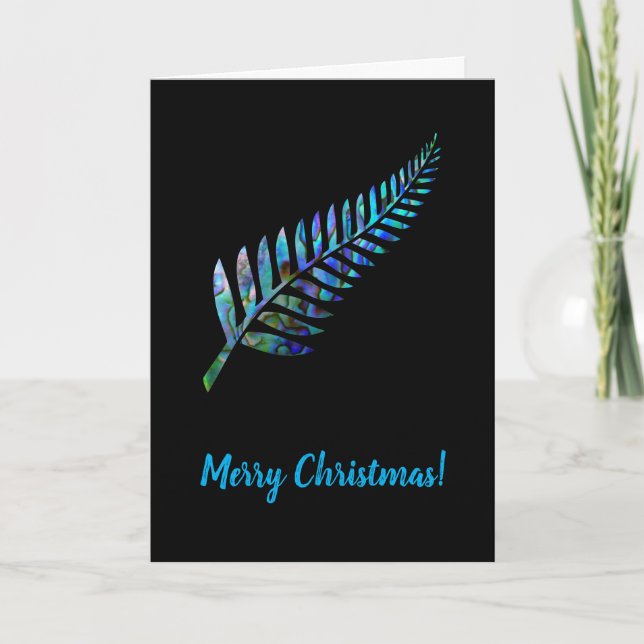 CUSTOMIZABLE XMAS KIWI SANTA CARD (Front)