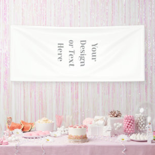 Customizable Your Design or Text Here Personalized Banner